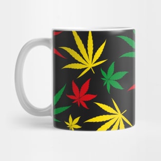 Cannabis Leaf Art Mug